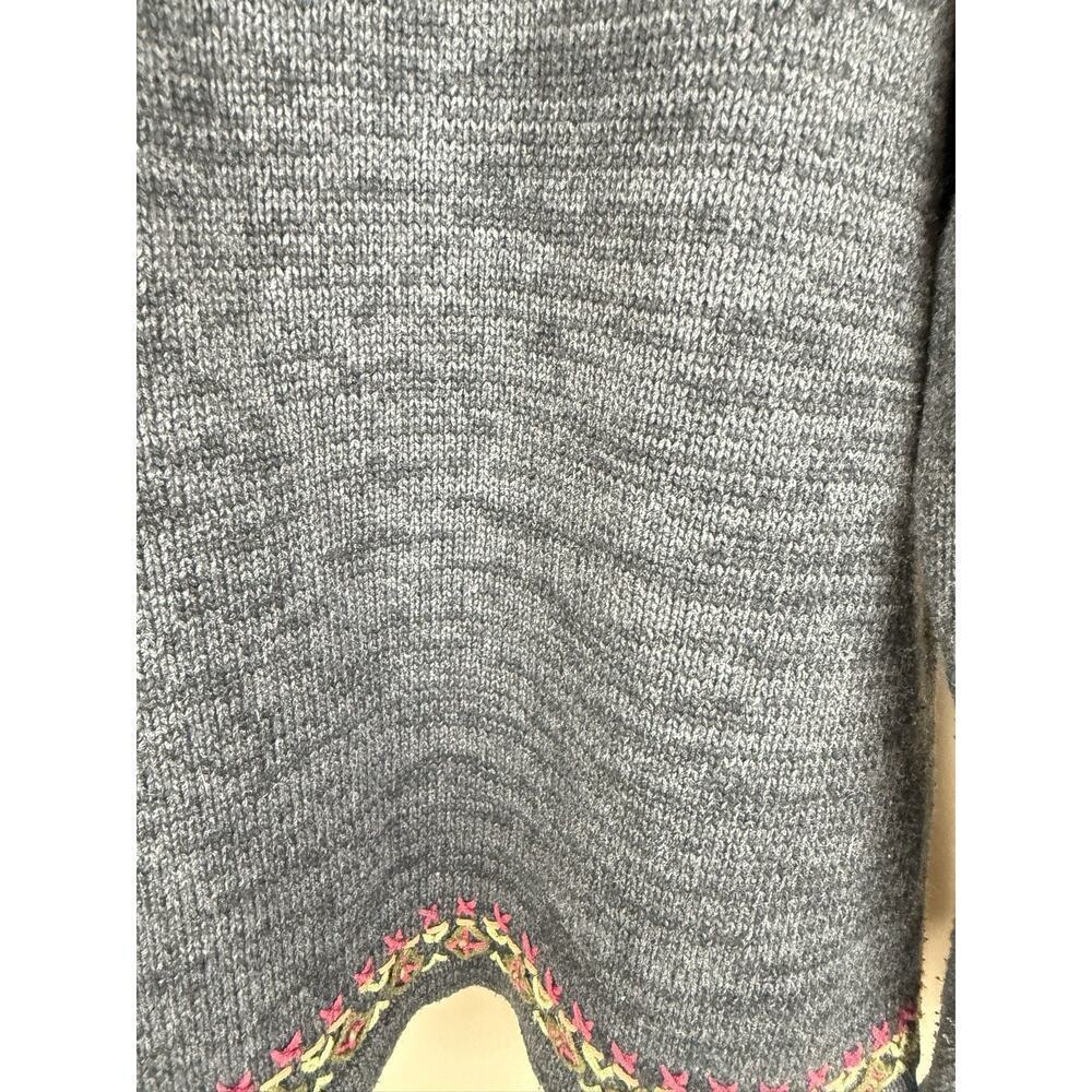 Vintage Timberlea Women’s Quarter Zip Sweater Cardinal Embroidery Knit Size L - Picture 8 of 13